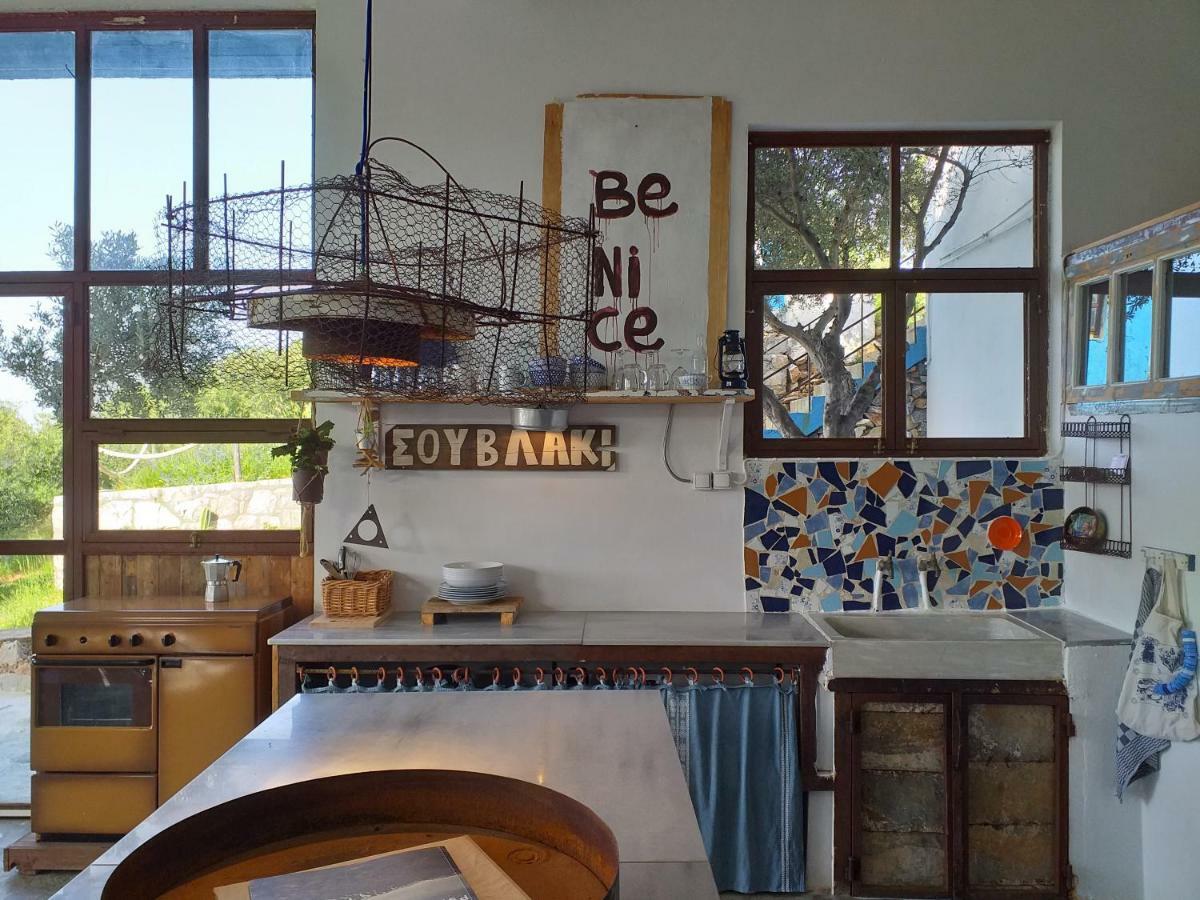 Saveriako, Paradise For Relaxed Free Spirits Villa Agia Pelagia  Bagian luar foto